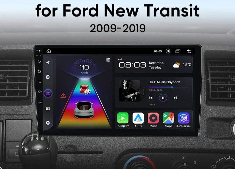 Ford Transit radio met CarPlay en AndroidAuto, Ophalen of Verzenden, Nieuw