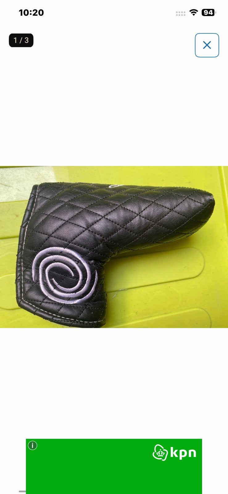 ODYSSEY TOUR BLADE PUTTER HEADCOVER, Ophalen, Club, Callaway