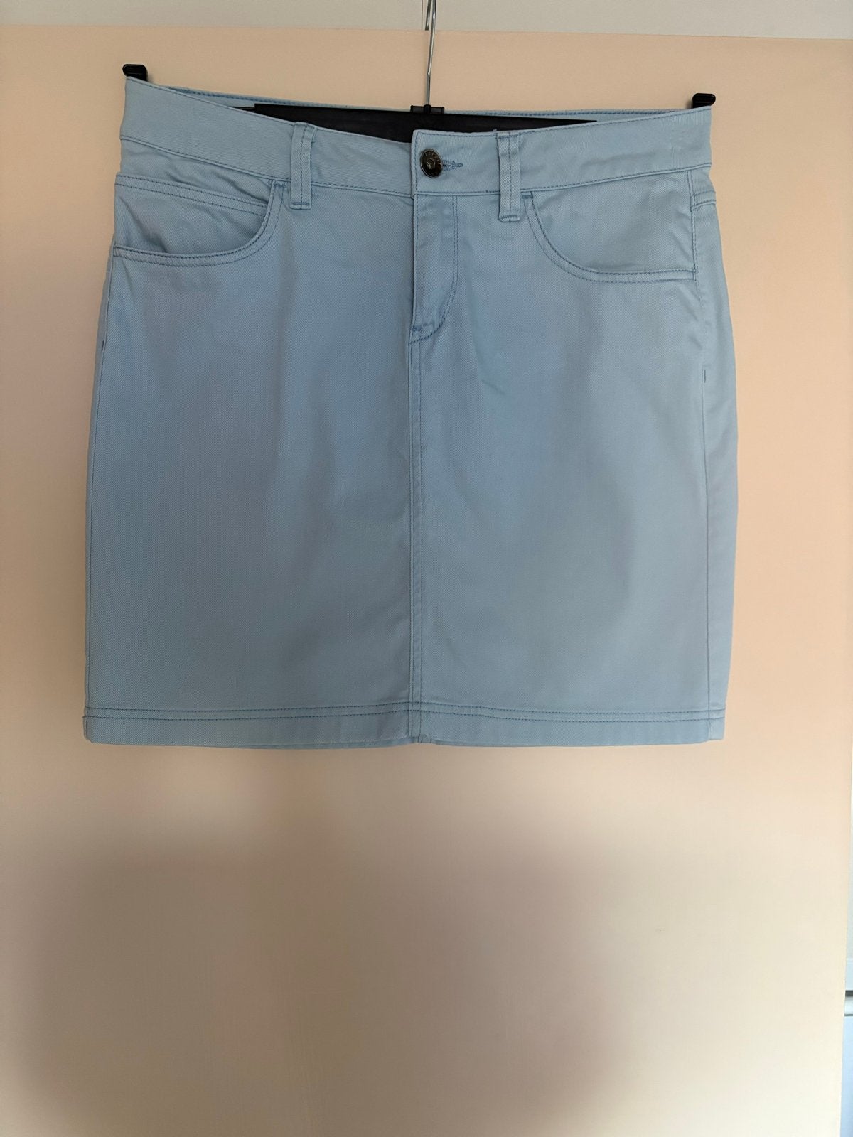 Esprit spijkerrokje lichtblauw maat 31 (40), Maat 38/40 (M), Blauw, Ophalen of Verzenden, Zo goed als nieuw