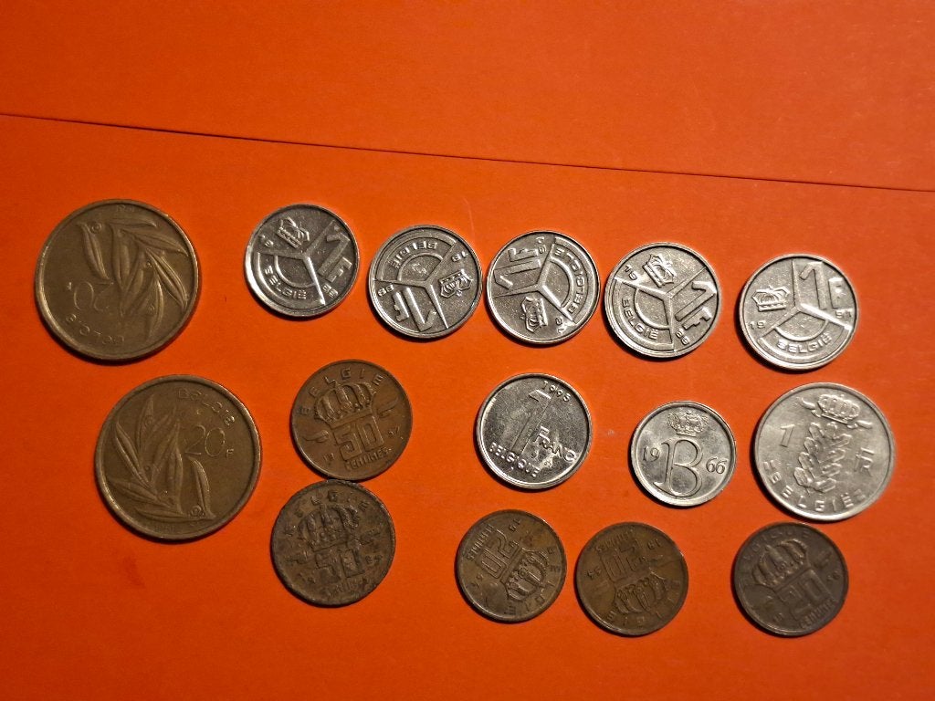 munten belgie, Ophalen of Verzenden