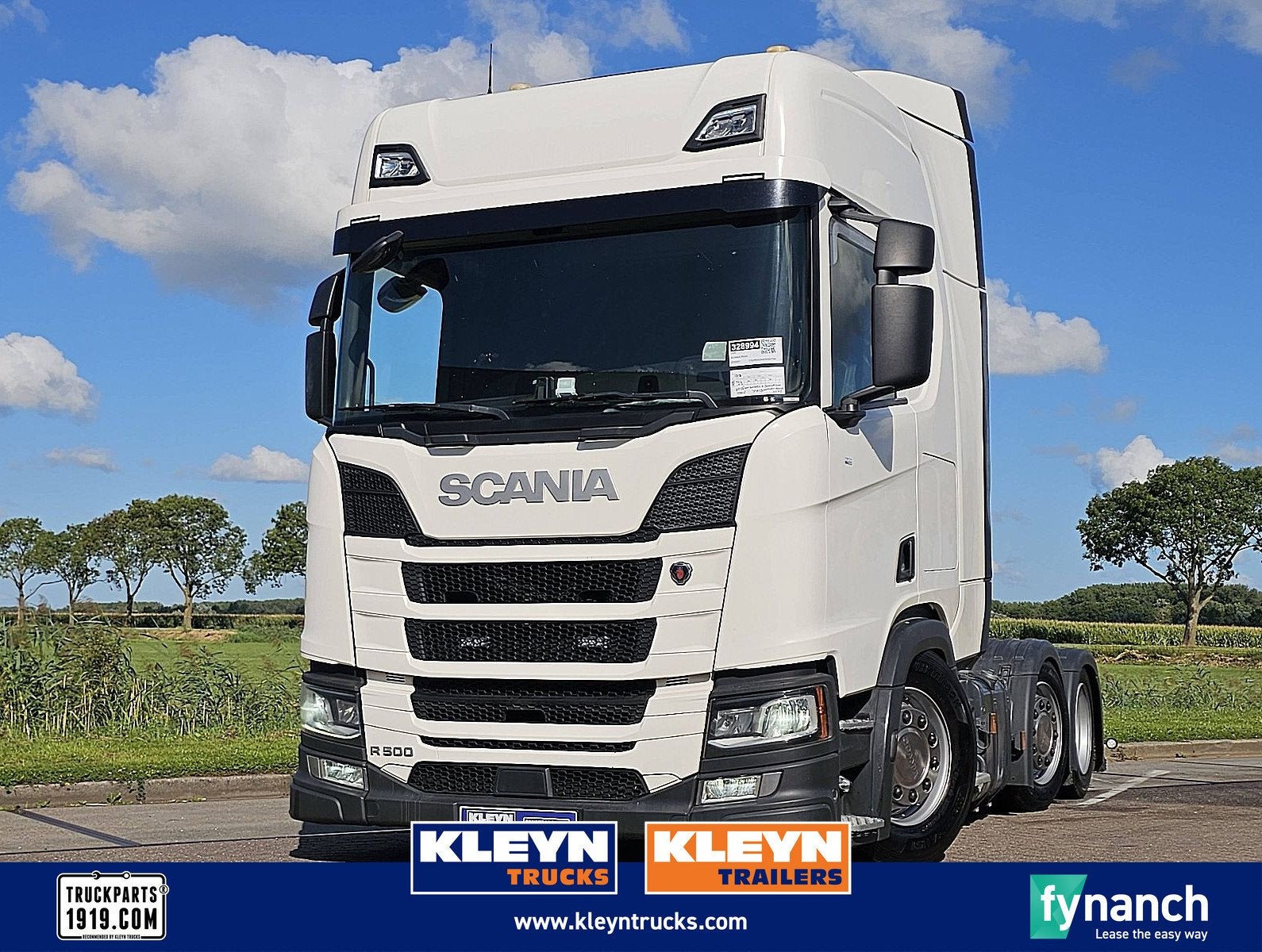 SCANIA R500 6x2/4 lb mega ret, Automaat, Euro 6, Scania, Wit