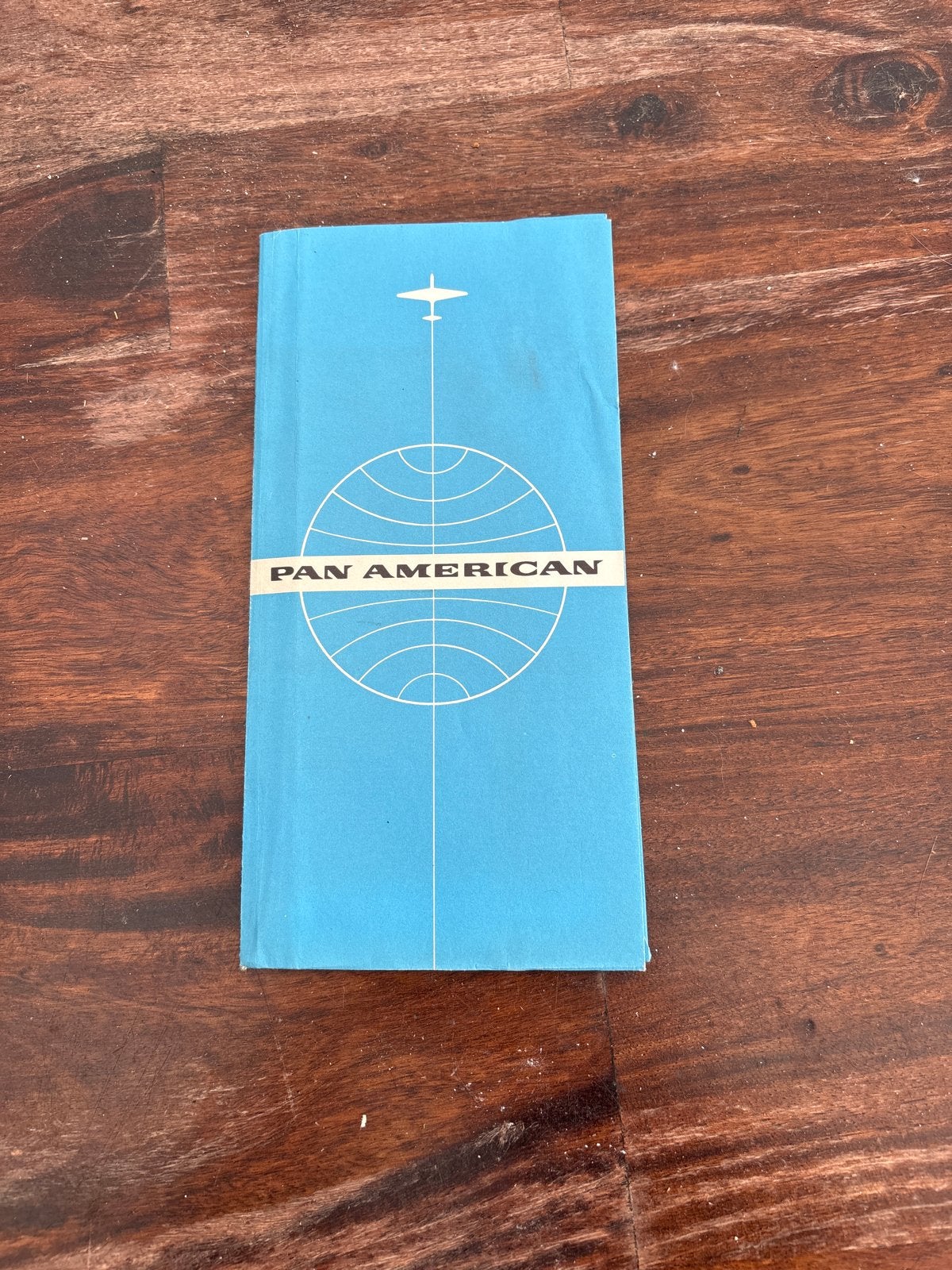 Vintage Pan American World Airways Ticket Holder, Ophalen of Verzenden, Gebruikt, Overige typen