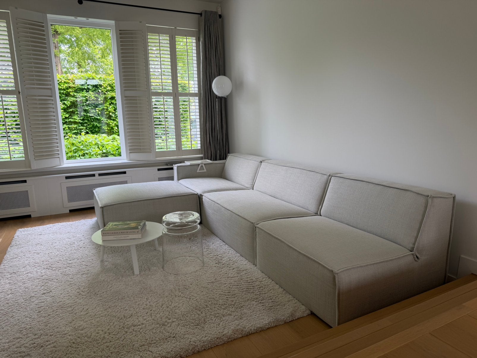 Prachtige bank van Riviera Maison, Huis en Inrichting, Banken | Bankstellen, Ophalen, Zo goed als nieuw, Vierpersoons of meer