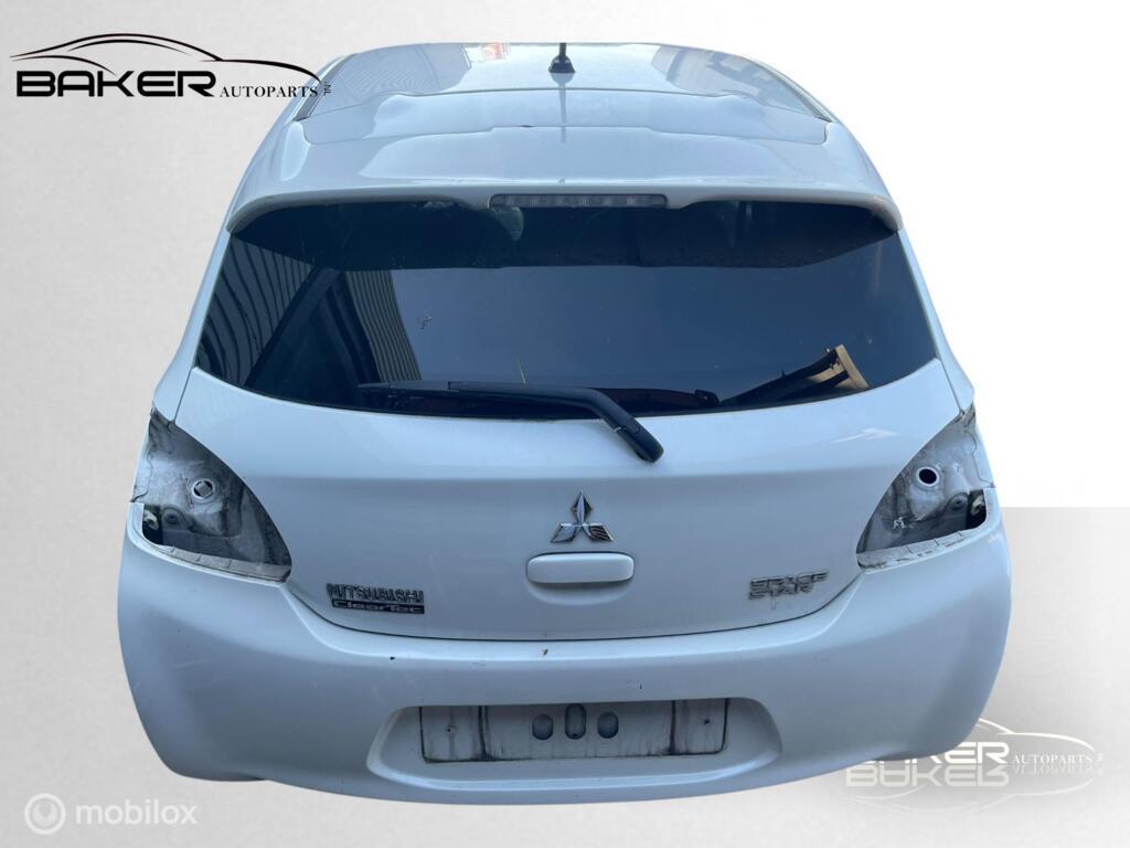 Achterklep wit w54 Mitsubishi Space Star II, Auto-onderdelen, Gebruikt, Achterklep, Mitsubishi, Ophalen of Verzenden