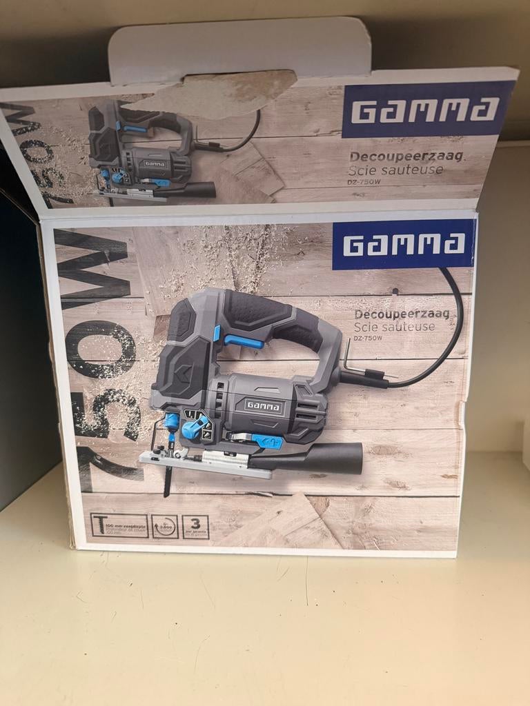 GAMMA Decoupeerzaag DZ-750W - Krachtig en Nauwkeurig, Ophalen, Decoupeerzaag, 600 tot 1200 watt, Zo goed als nieuw