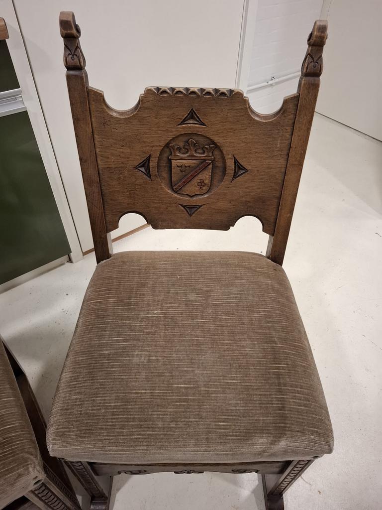 Set vN 4 authentieke stoelen, Ophalen