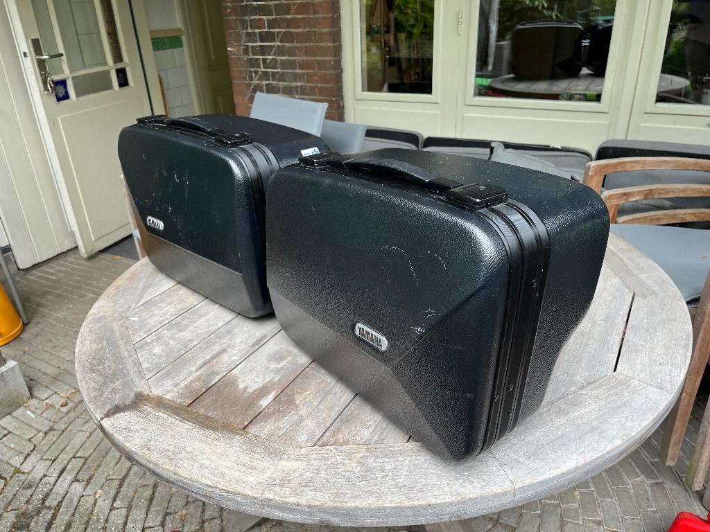 set zijkoffers voor Yamaha XJ600 met beugel, Ophalen, Gebruikt