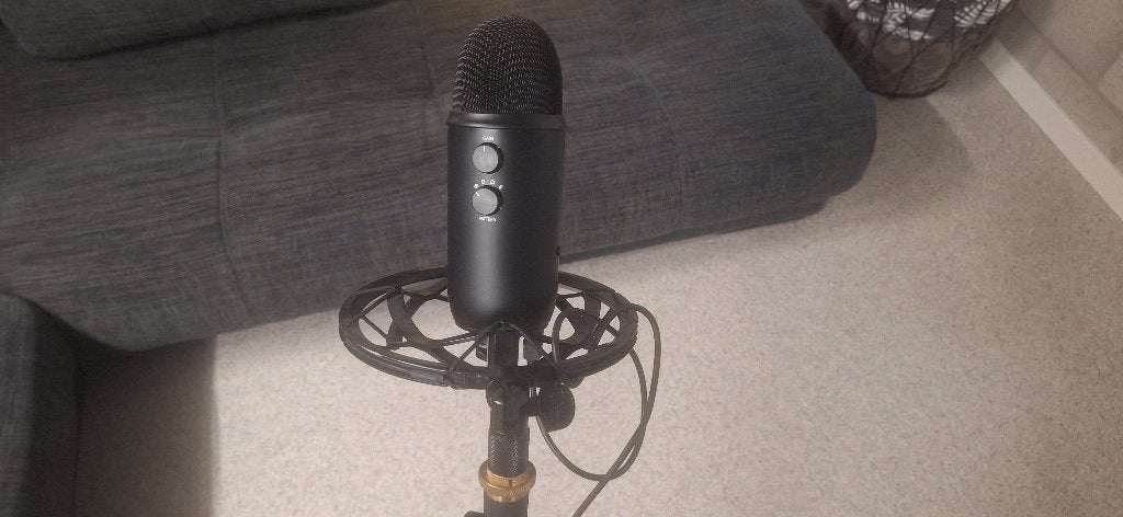 Blue yeti podcast zang microfoon, Muziek en Instrumenten, Ophalen of Verzenden, Gebruikt, Studiomicrofoon