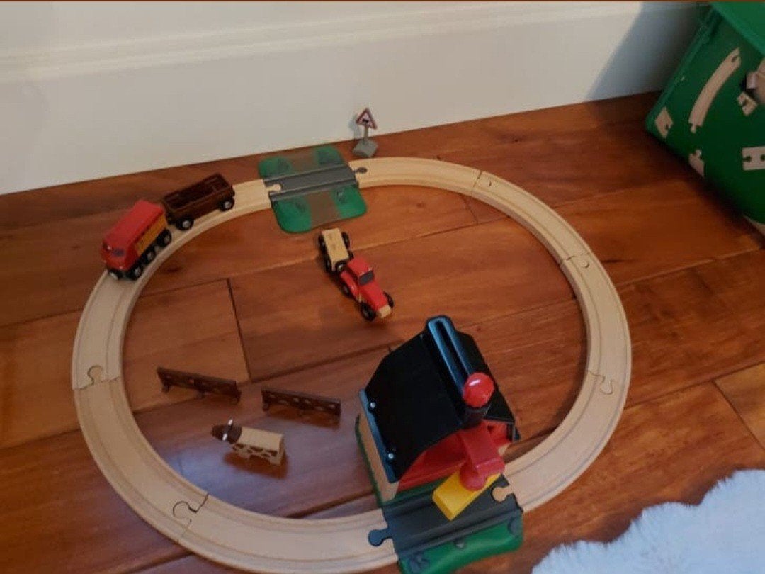 Brio farm railway set en losse locs, Ophalen of Verzenden, Zo goed als nieuw, Overige typen