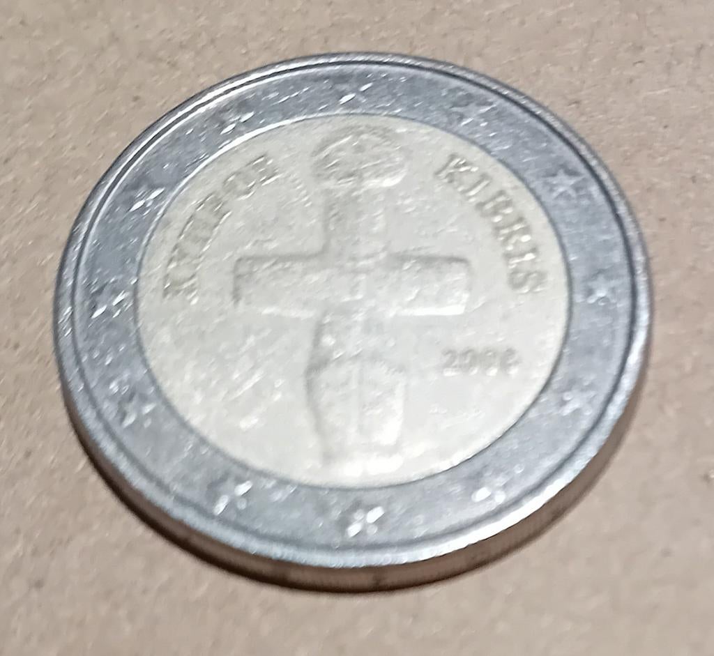 2 euro munt 2008 Cyprus, Ophalen of Verzenden