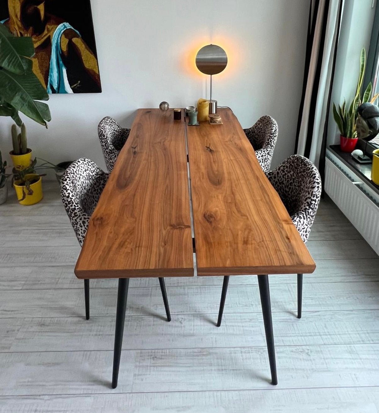 Eettafel Alagon Loods 5, 200 cm of meer, Zo goed als nieuw, Rechthoekig, Overige houtsoorten