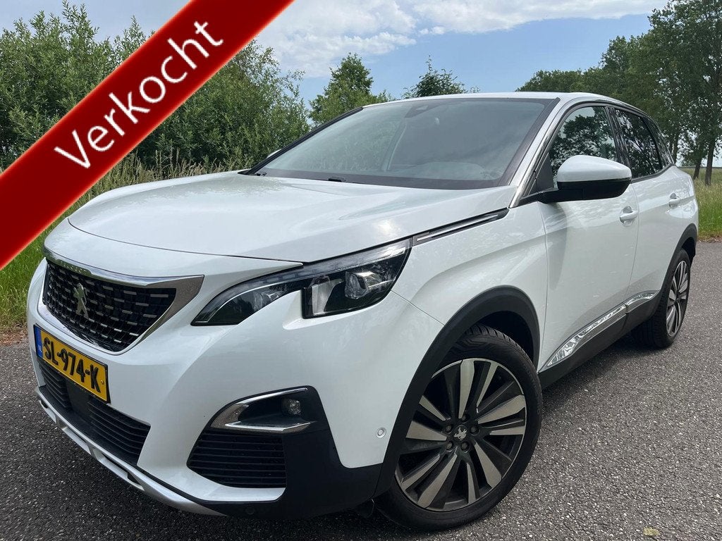 Peugeot 3008 1.2 PureTech Blue Lease Premium (bj 2018), Gebruikt, Euro 6, 1199 cc, Wit