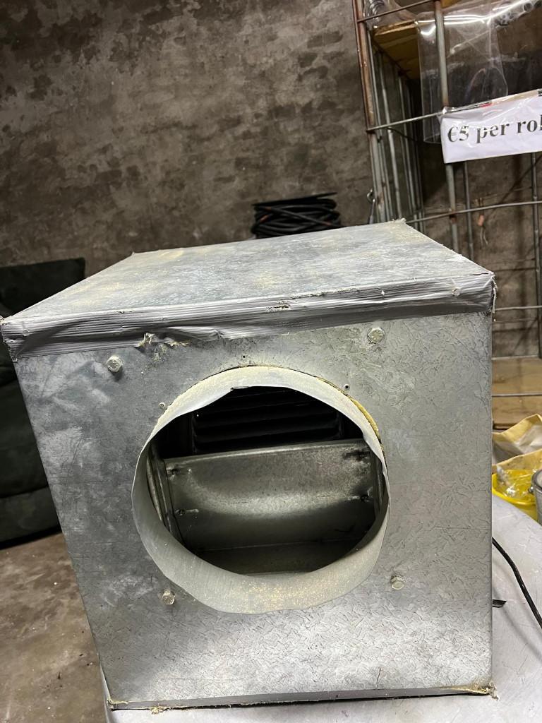 Horeca afzuigbox / ventilatiebox werkend, Ophalen of Verzenden, Gebruikt, Ventilator en Afzuiger