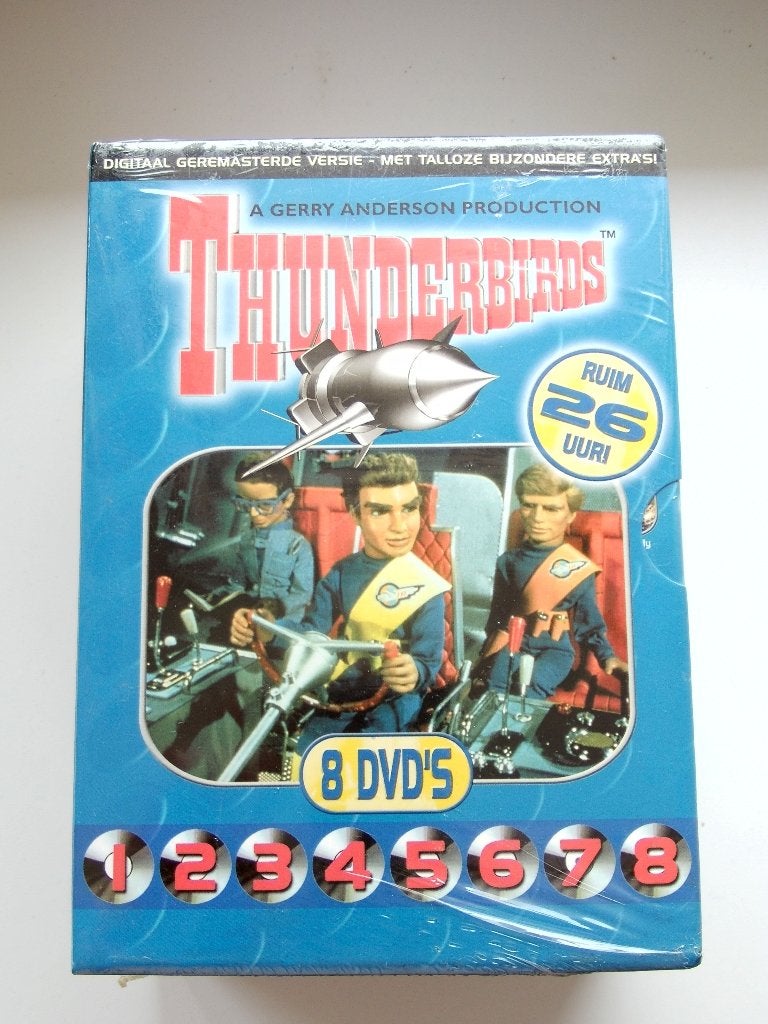 8 DVD-box Thunderbirds - De Ultieme Collectie, Verzenden, Zo goed als nieuw, Tv, Overige typen