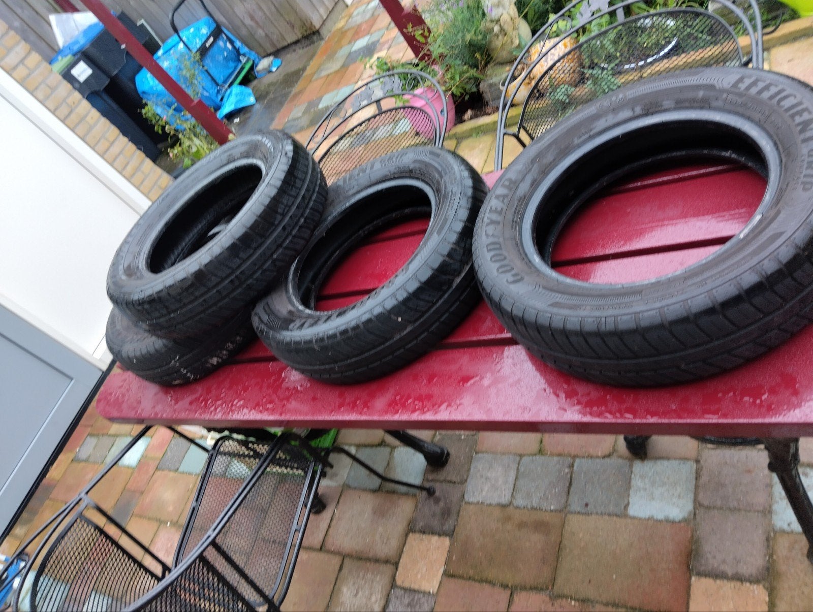 4x good year autobanden 155/70R13  75T. 1 seizoen gebruikt, Ophalen, Zo goed als nieuw