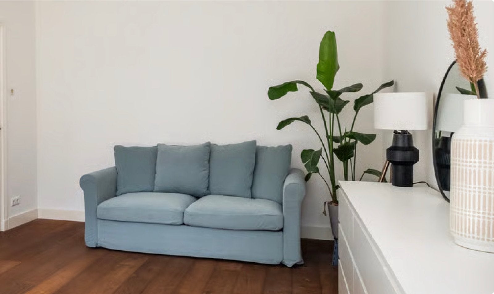 IKEA GRÖNLID 2-zits slaapbank / sofa bed zgan, Ophalen, Tweepersoons, Zo goed als nieuw, Overige maten