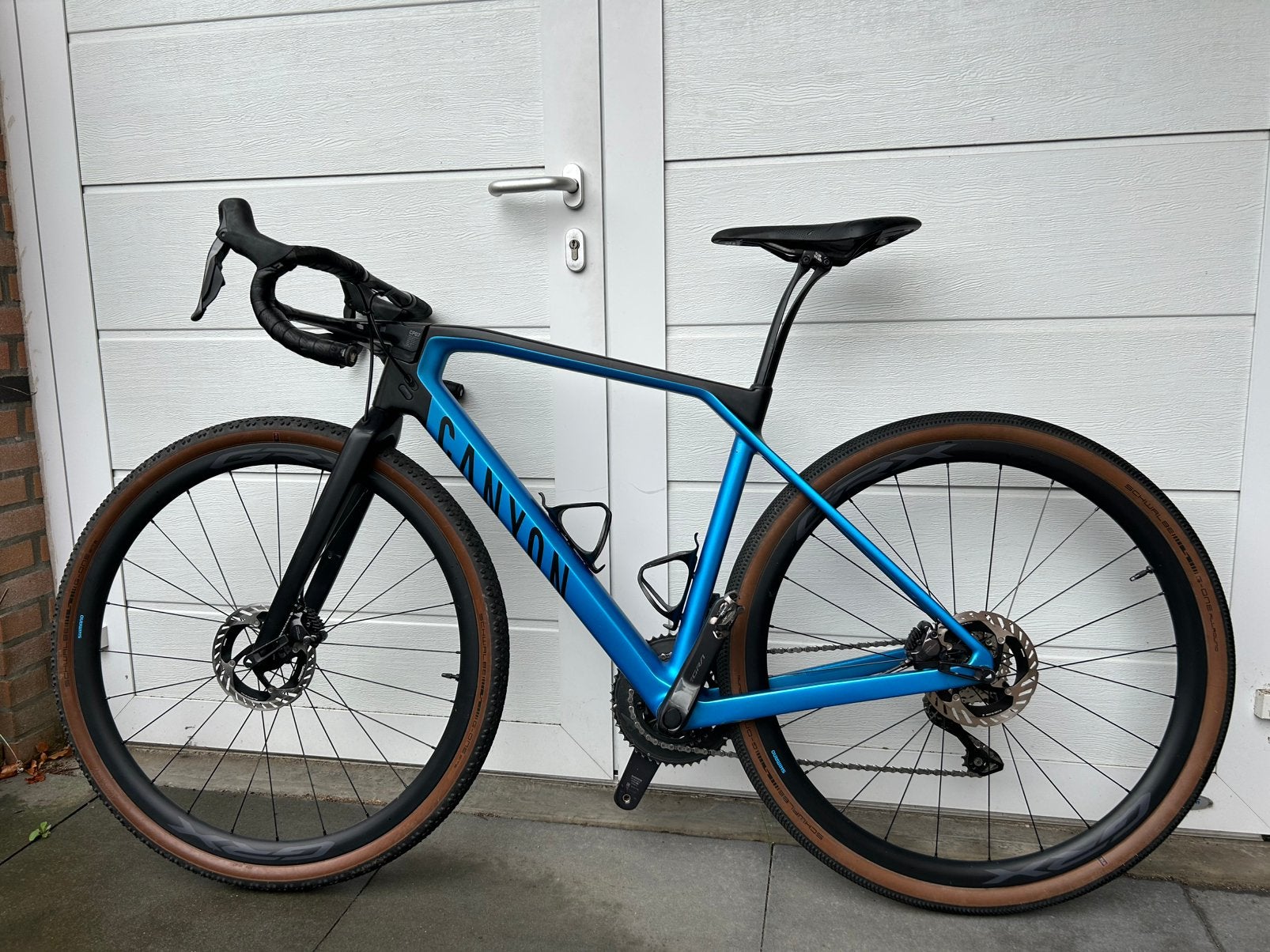 Canyon Grail CF SL gravelbike maat S, met powermeter, Gebruikt, Meer dan 20 versnellingen, Schijfrem, 53 tot 57 cm