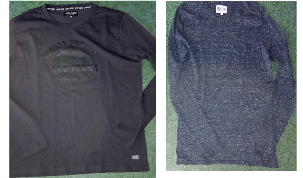 C) 2 X T-shirt / Cars en Blue ridge maat M, Ophalen of Verzenden, Zo goed als nieuw, Maat 48/50 (M), Blauw