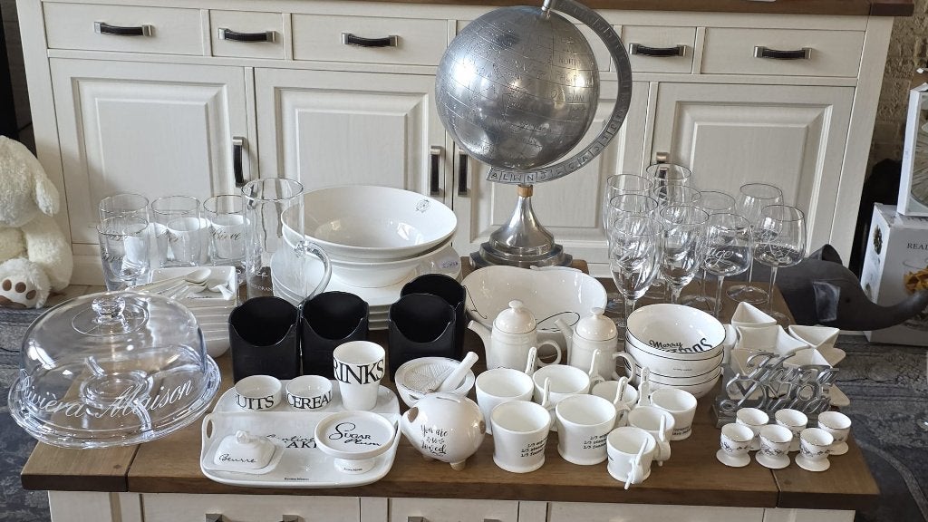 Prachtige set Rivièra Maison servies en woonaccessoires, Ophalen, Overige merken, Zo goed als nieuw, Overige stijlen