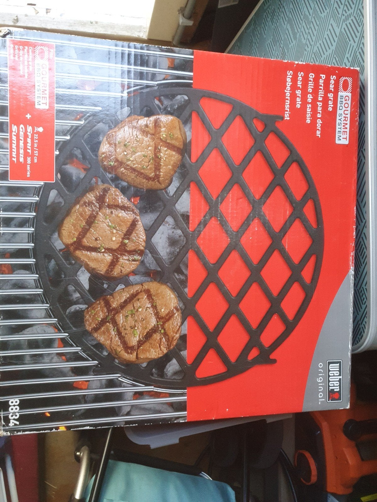 Weber Sear Grate 57 cm (Nog in doos), Ophalen, Nieuw, Weber