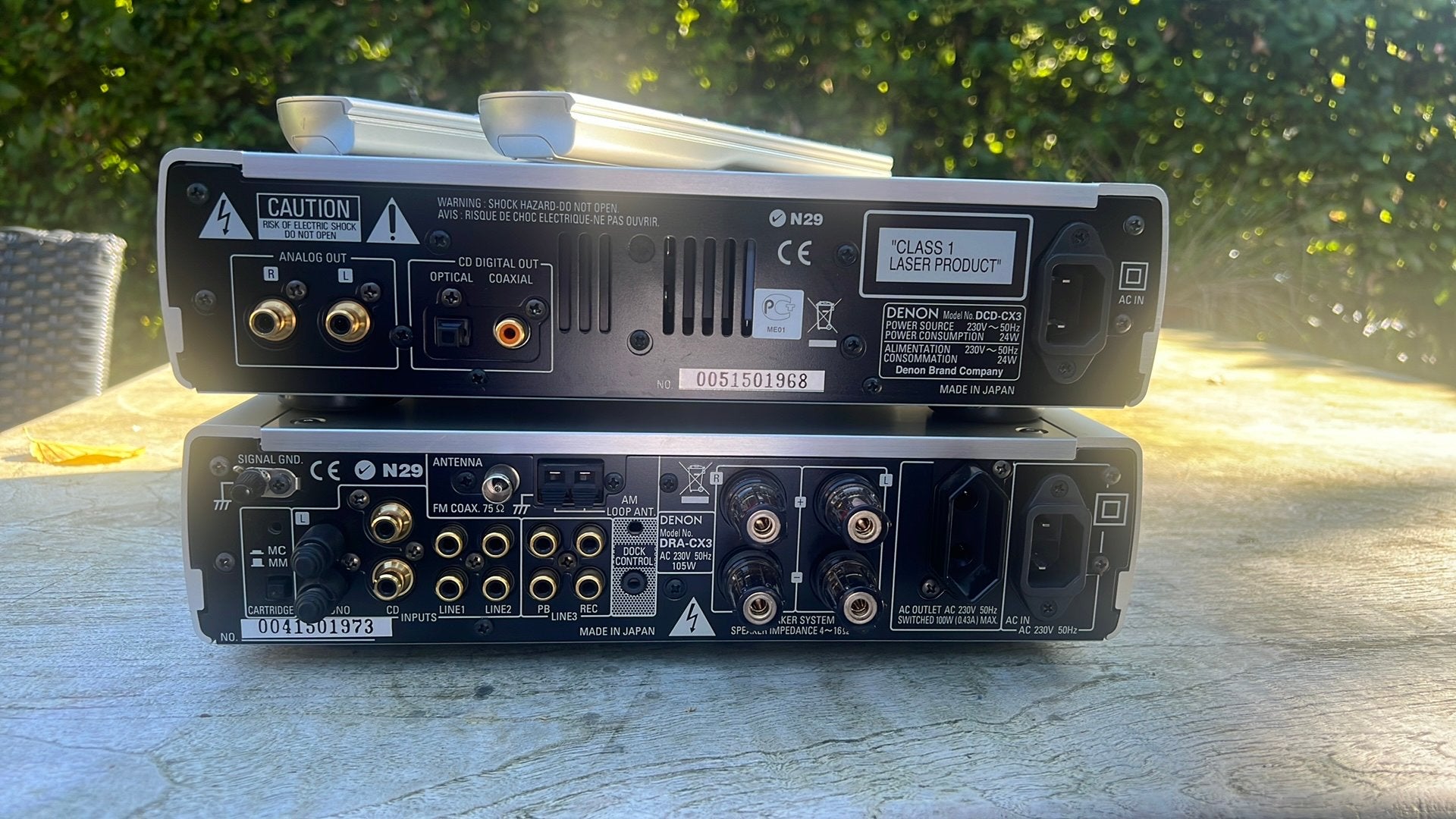 Denon DCD CX3 en DRA-CX3, Gebruikt, Denon, Ophalen of Verzenden, Denon straat japan