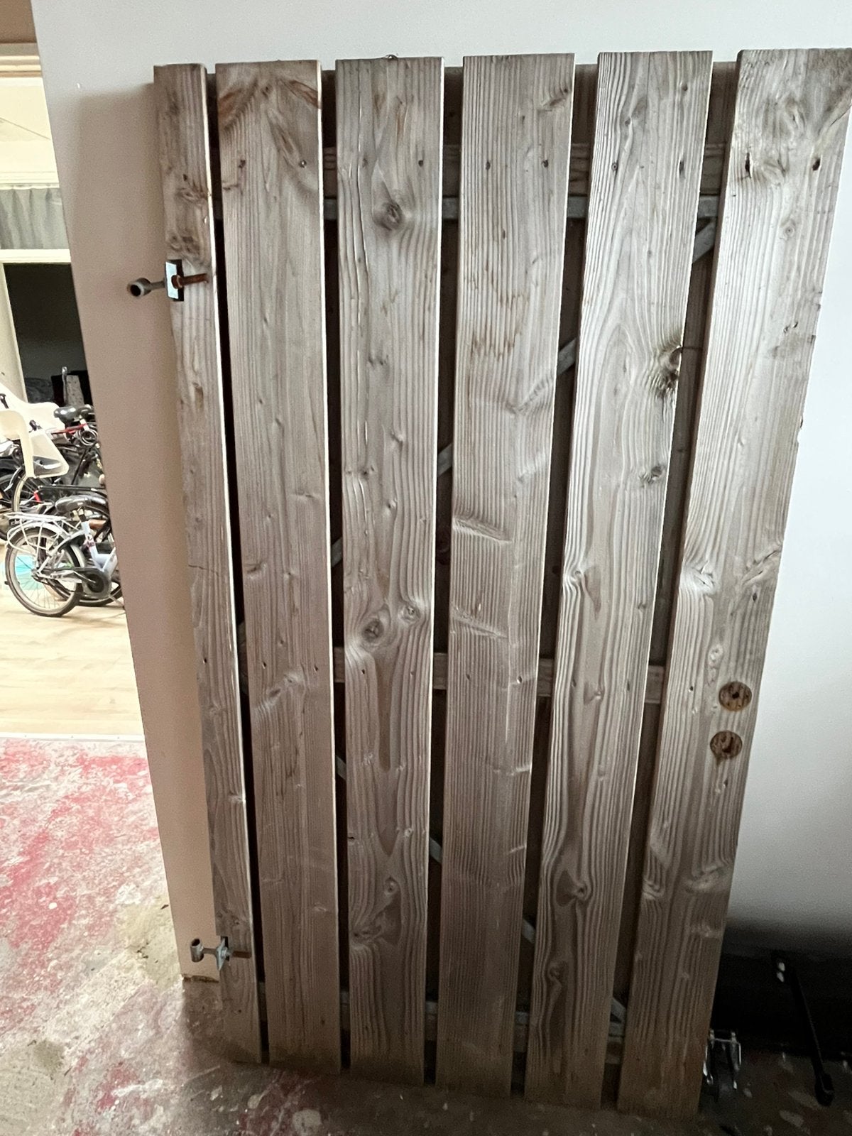 Schuttingdeur, Ophalen, 100 tot 150 cm, Zo goed als nieuw, Draaipoort
