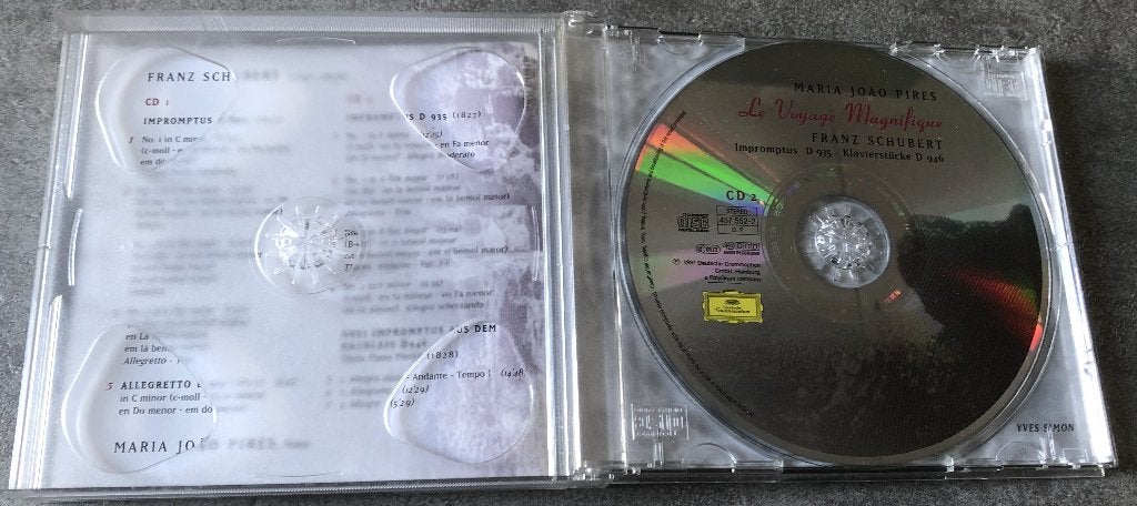 SCHUBERT - MARIA JOAO PIRES - IMPROMPTUS - DEUTSCHE, Cd's en Dvd's, Ophalen of Verzenden, Zo goed als nieuw, Boxset, Schubert