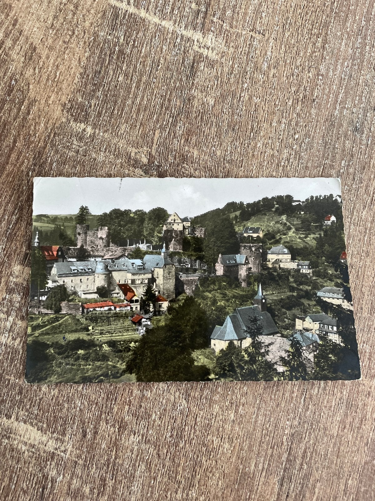 Oude Ansichtkaart Monschau / Eifel met Burg, Ophalen of Verzenden, Gelopen, Duitsland