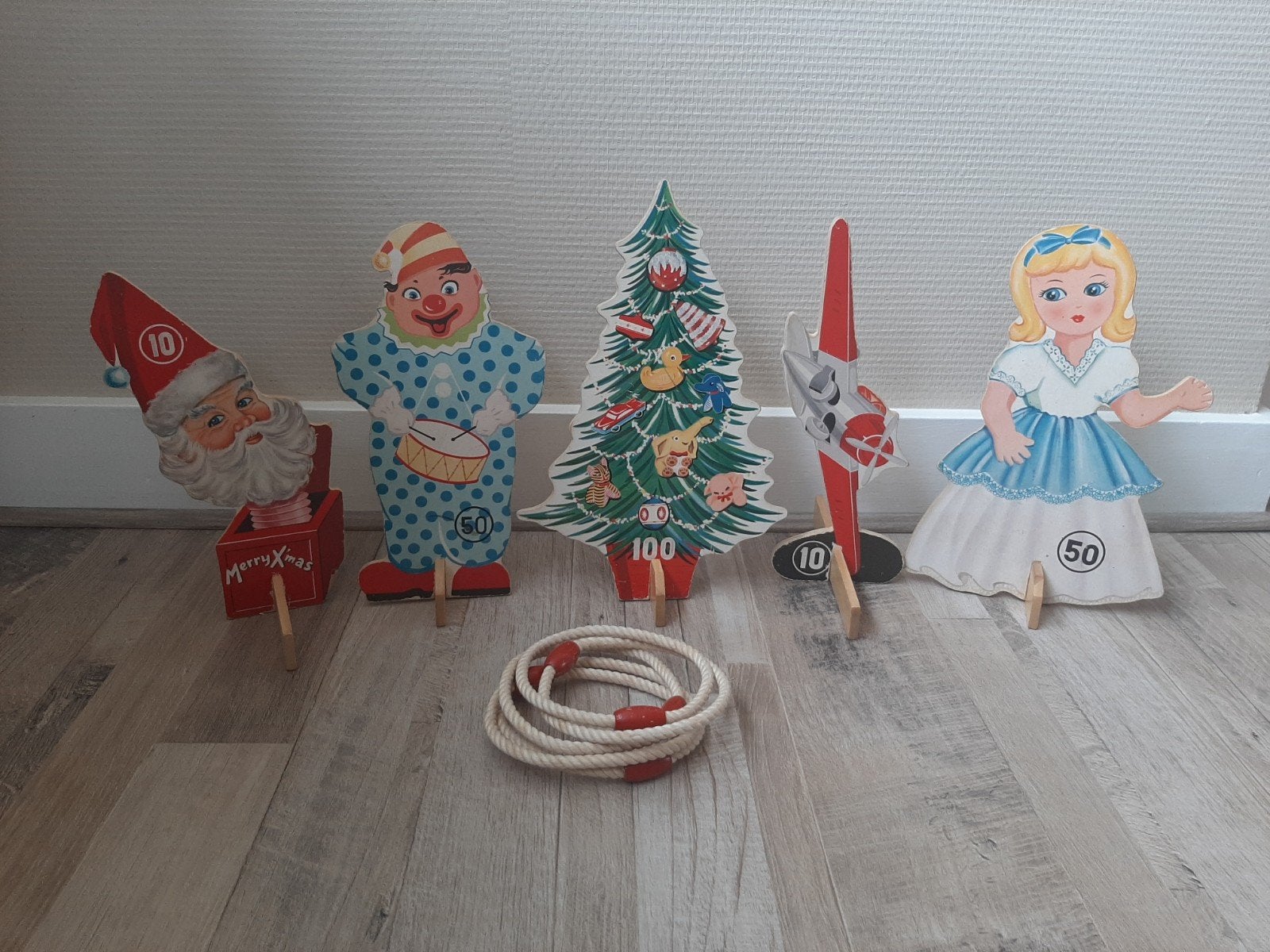 Ringwerpspel oud, Ophalen of Verzenden, Gebruikt, Poppenhuis