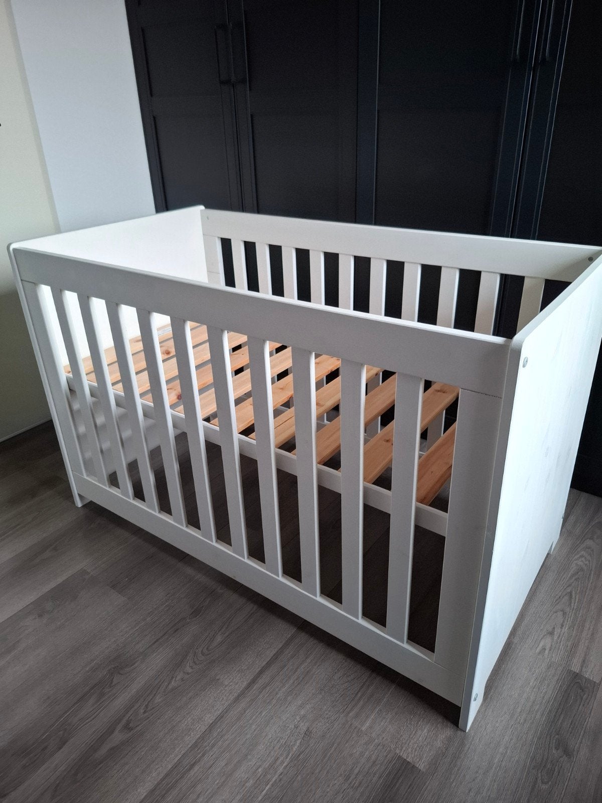 Woood Ledikant Grenen Geborsteld Wit 60x120 New Life, Ophalen, Ledikant