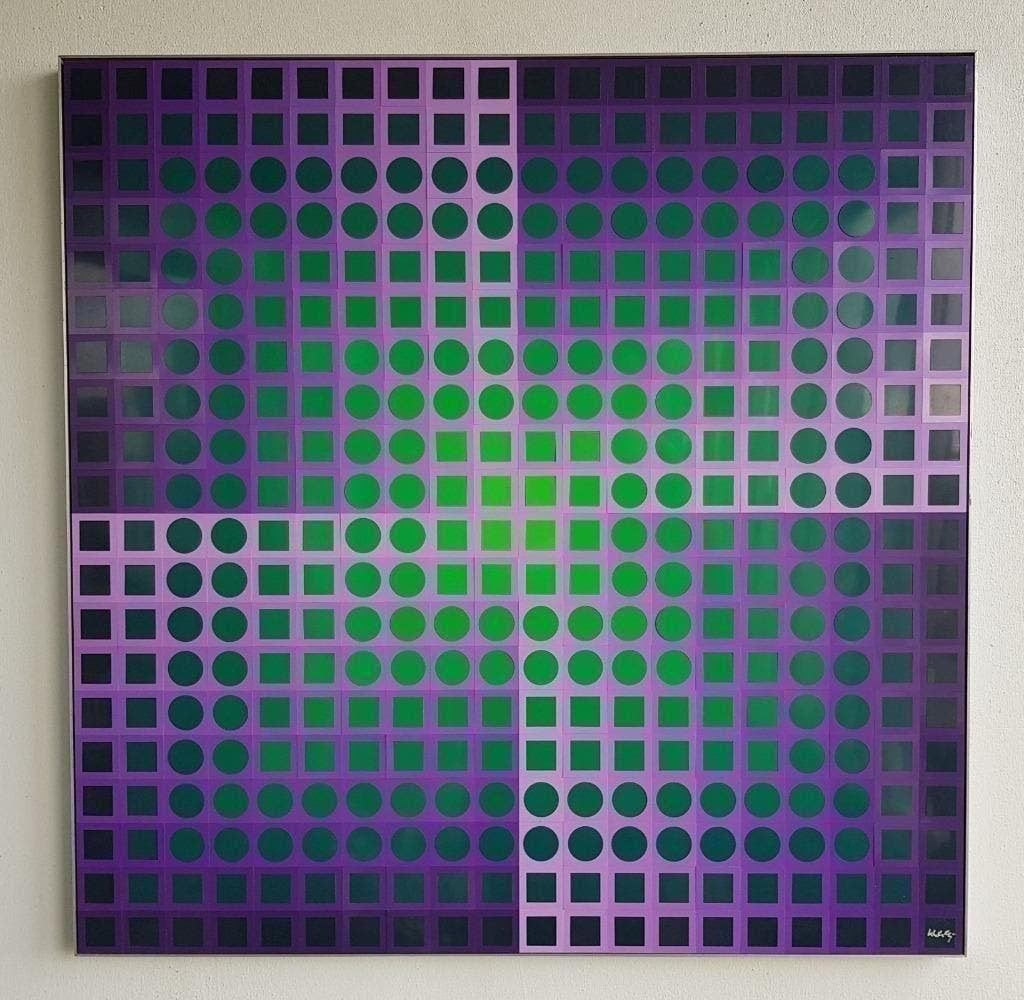 Vasarely Planetary Folklore Participations No 2 multiple, Ophalen of Verzenden