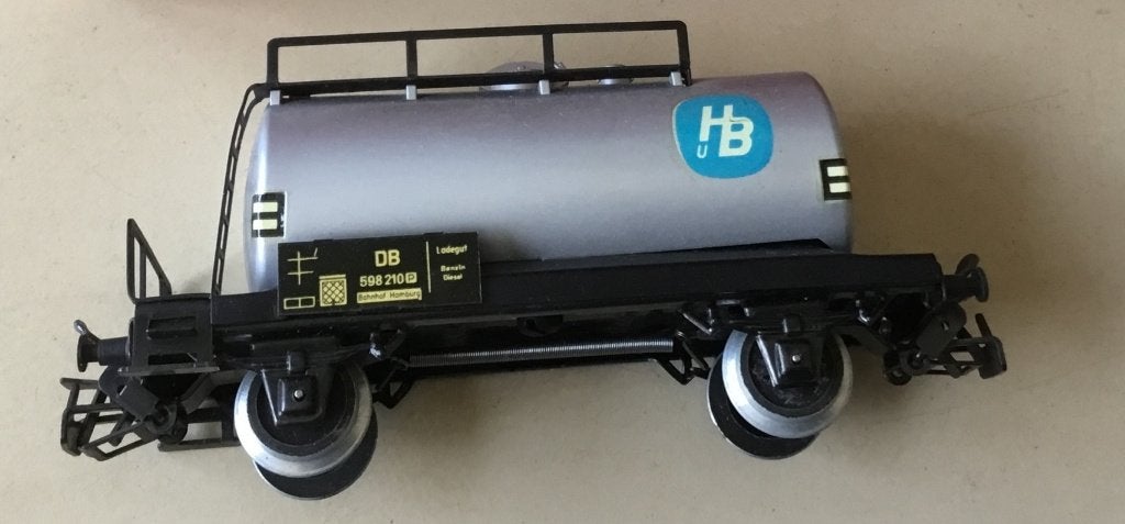 MäRKLIN HO # 4500 HuB Ketelwagen 1977 als nieuw origineel, Wisselstroom, Wagon, Ophalen of Verzenden, Zo goed als nieuw