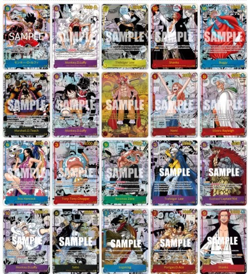 GEZOCHT! High end one piece kaarten, Ophalen of Verzenden, Zo goed als nieuw, Meerdere kaarten