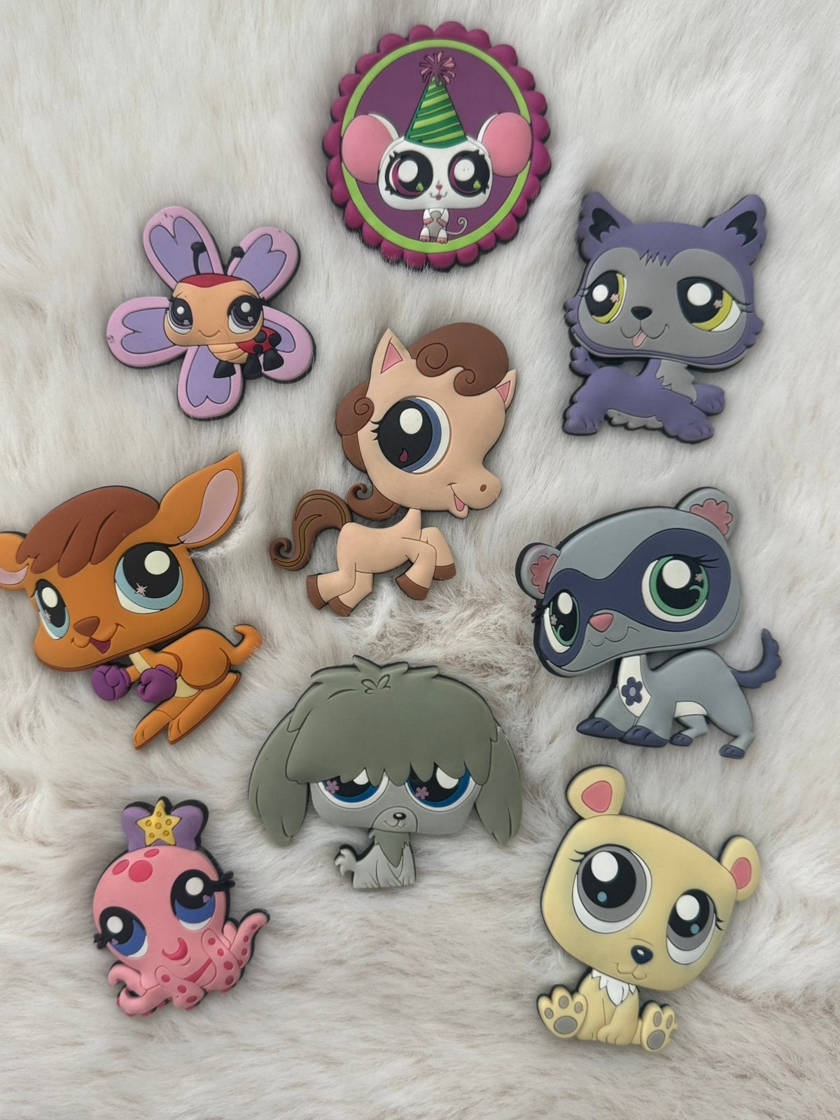 Littlest Pet Shop Magneten Set, Verzenden, Gebruikt