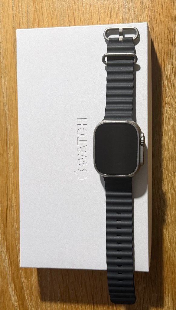 Apple Watch Ultra 3 (zgan), Zwart, IOS, Ophalen of Verzenden, Zo goed als nieuw