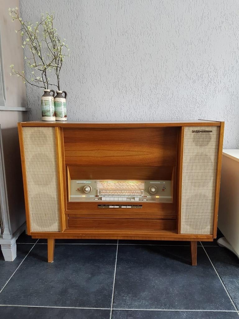 Audiomeubel SABA Sonorama Bodensee Automatic (1964), Audio, Tv en Foto, Ophalen