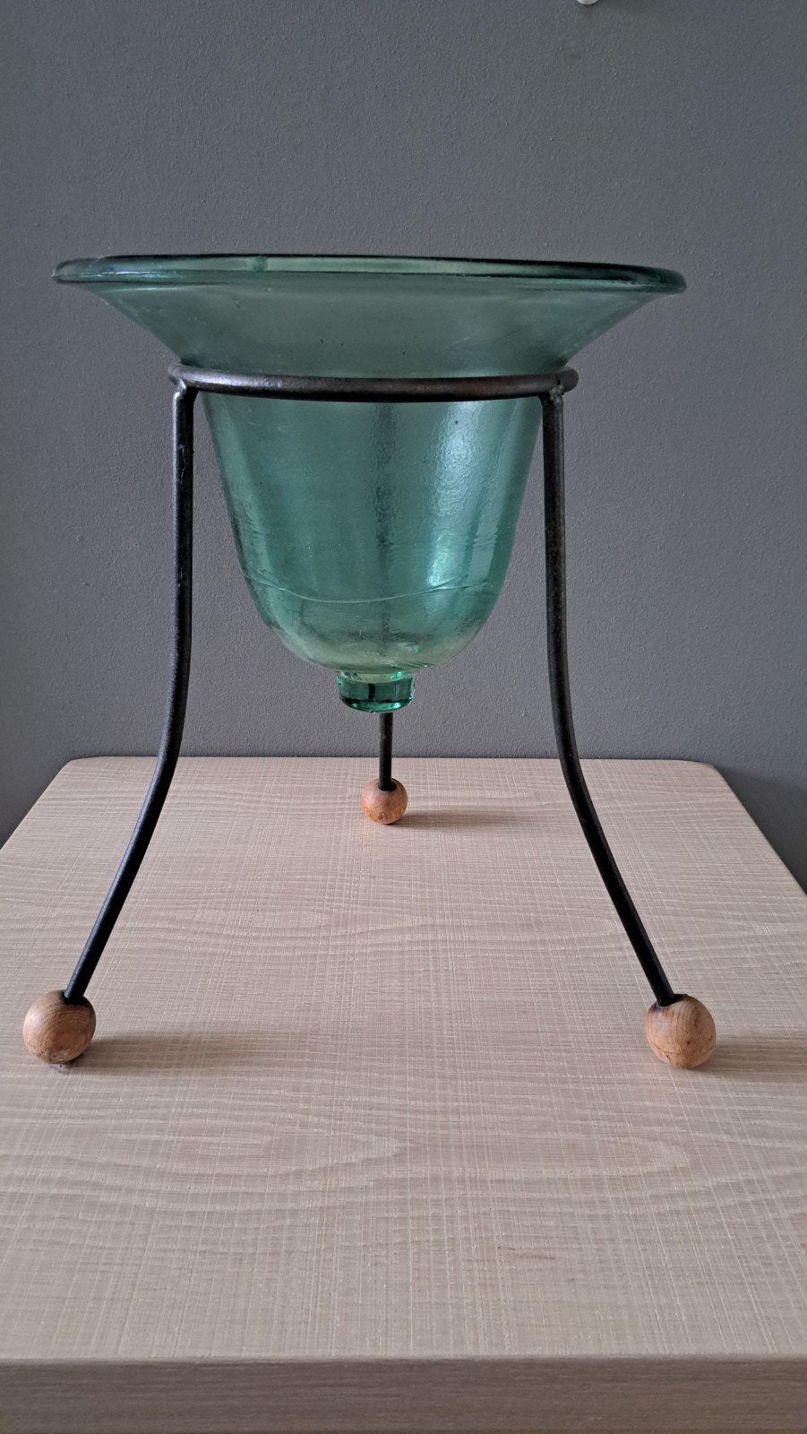 🌸 VAAS IN STANDAARD STOLP GLASSTOLP KELK DECORATIE, Ophalen of Verzenden, Rond, Glas