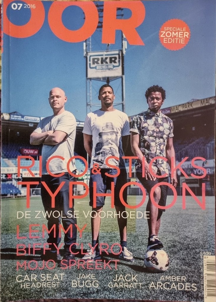 OOR 7-2016 Rico Sticks Typhoon Biffy Clyro Lemmy Car Seat, Ophalen of Verzenden, Zo goed als nieuw, Muziek, Film of Tv