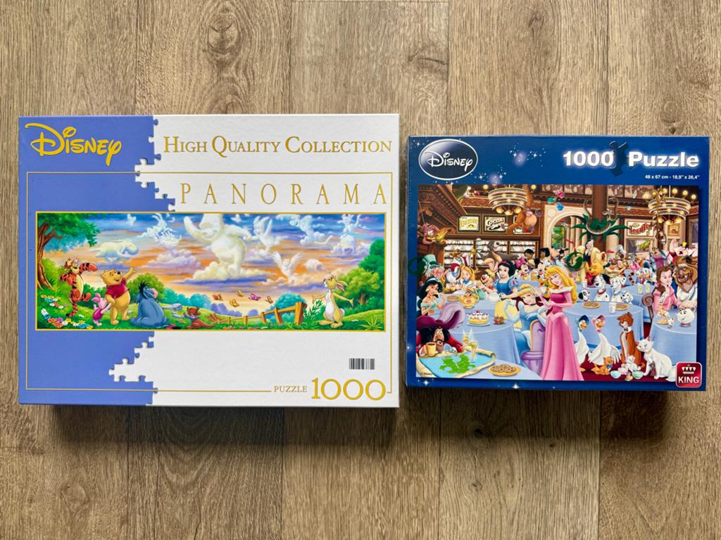 NIEUW! 2 Disney Puzzels van 1000 stukjes, Ophalen, 500 t/m 1500 stukjes, Nieuw, Legpuzzel