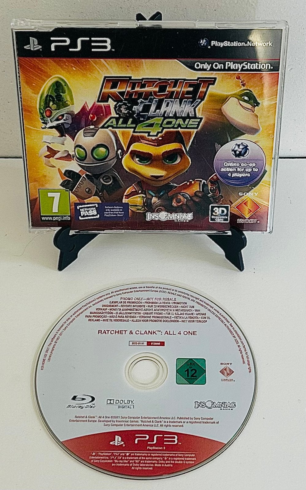 Ratchet and Clank All 4 One (Promo), 1 speler, Ophalen of Verzenden, Zo goed als nieuw, Vanaf 3 jaar