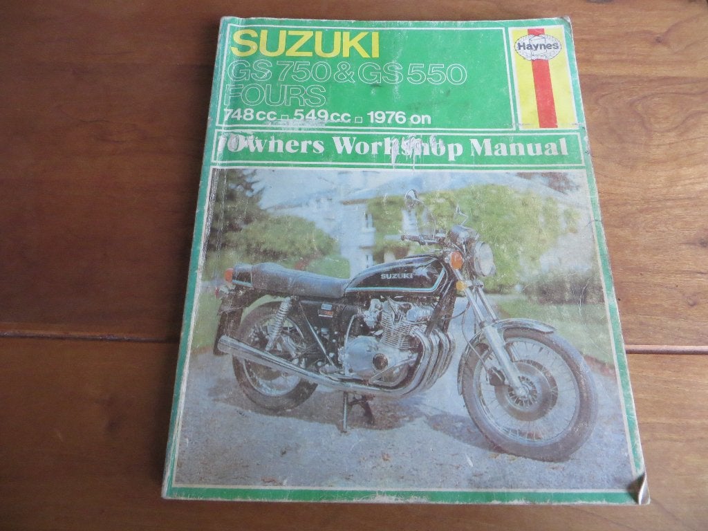 Haynes workshop manual Suzuki GS 750, GS 550 motorfiets, Motoren, Ophalen of Verzenden, Suzuki