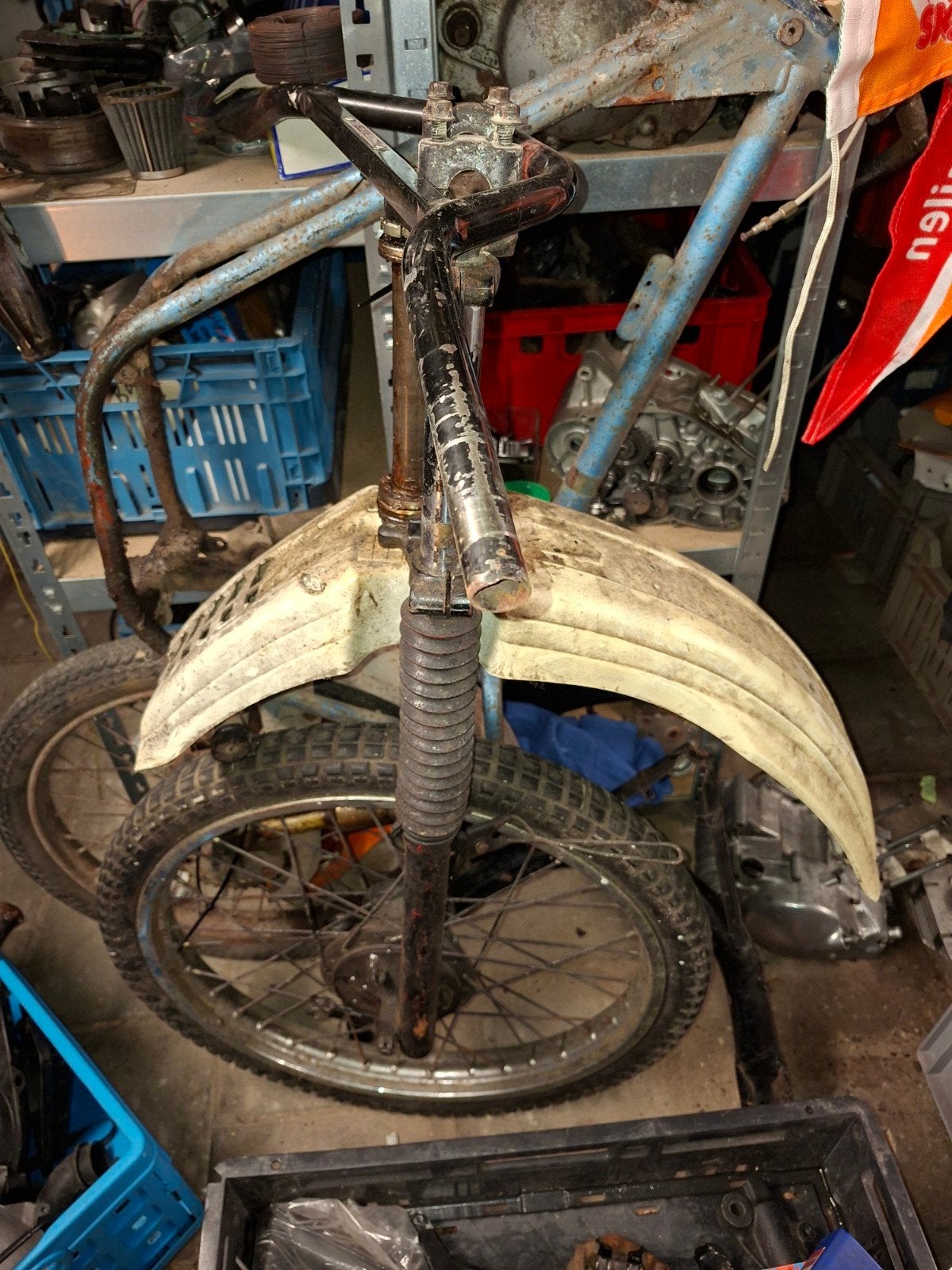 Voorvork Yamaha DT, Fietsen en Brommers, Ophalen, Frame, Yamaha