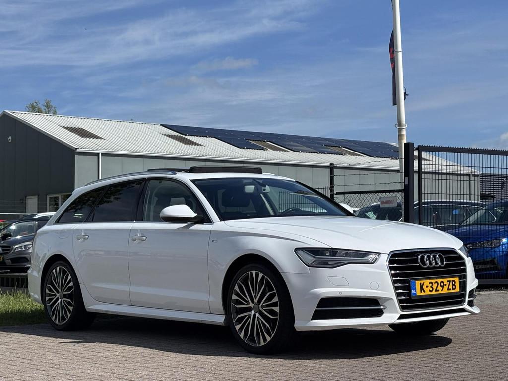 Audi A6 Avant 1.8 TFSI ultra Premium Edition pano memory sea, Auto's, Audi, Euro 6, Wit, Leder, 1600 kg