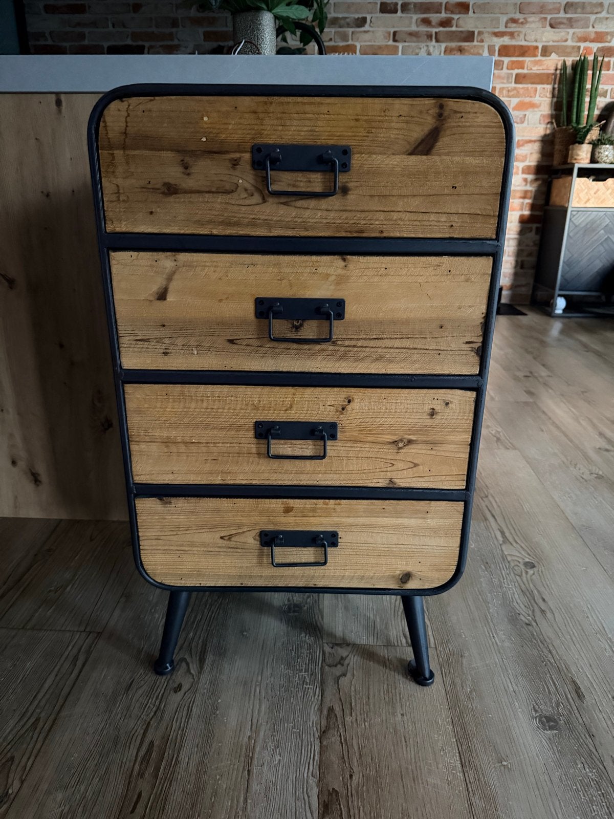 LaForma Helia Ladekast - Industrieel Design, Huis en Inrichting, Ophalen, Minder dan 50 cm, Gebruikt, 3 of 4 laden