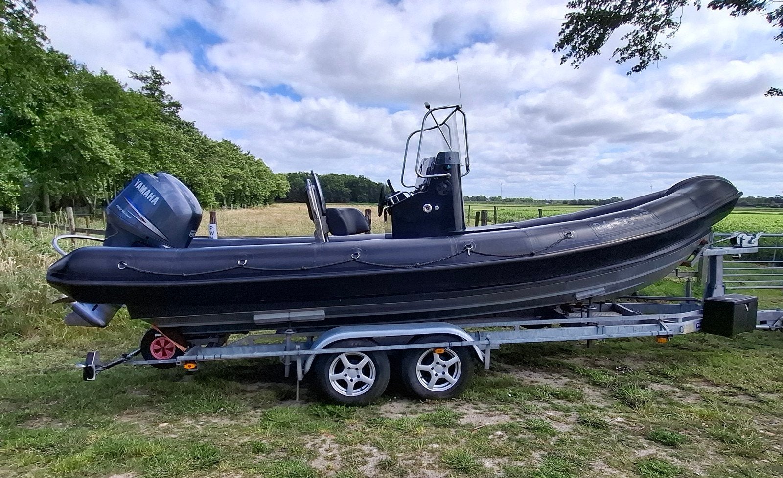Halmatic VT/Atlantic 21 Rib 150 pk Yamaha, Aluminium, Yamaha, Ophalen of Verzenden, Zo goed als nieuw
