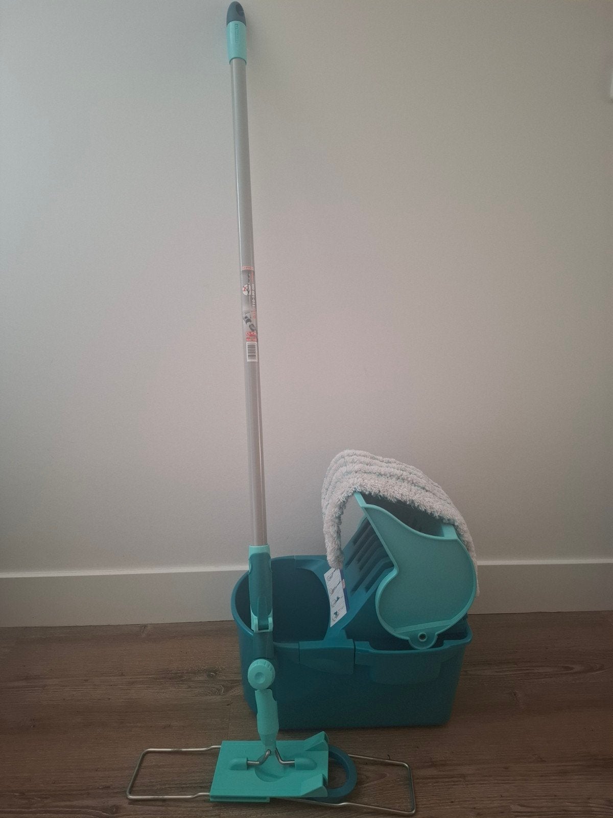 Leifheit dweilsysteem met emmer en mop, Ophalen, Dweilemmer, -bak, of -wagen