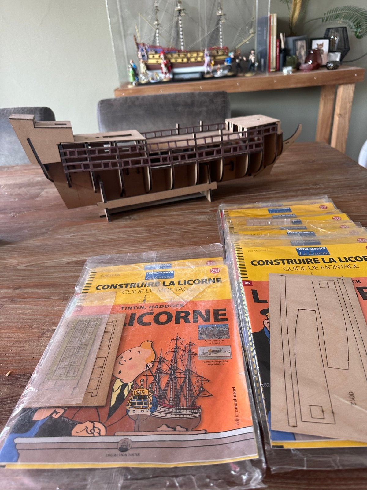 De Eenhoorn modelbouwset Kuifje - De avonturen van Kuifje, Ophalen, Gebruikt, 1:50 tot 1:200, Overige merken