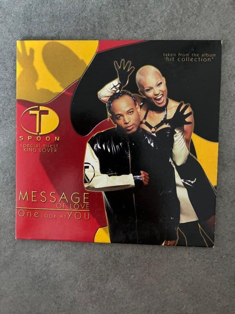 T-spoon message of love cd-single, Ophalen of Verzenden, Zo goed als nieuw, Pop