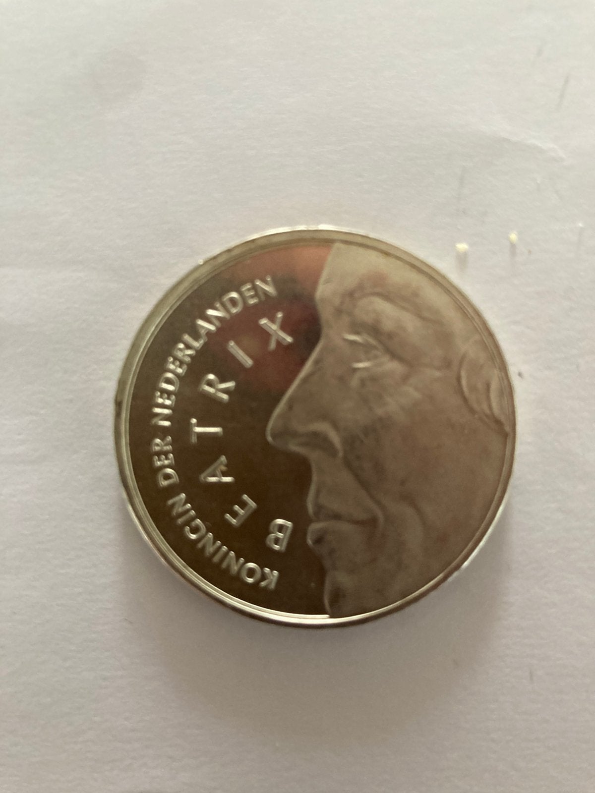 Zilveren herdenkingsmunt 25 jr huwelijk Beatrix & Claus, Postzegels en Munten, Munten | Nederland, Ophalen of Verzenden, Koningin Beatrix