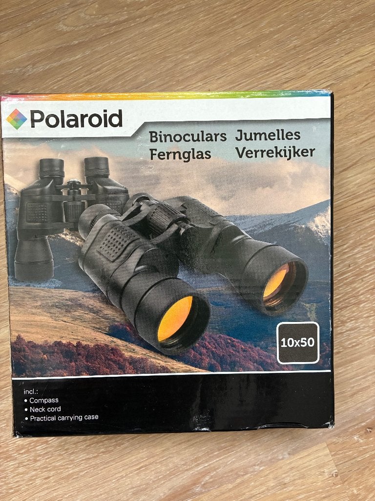 Polaroid verrekijker 10x50 – zo goed als nieuw, Overige typen, Ophalen of Verzenden, Zo goed als nieuw, 8 tot 12x
